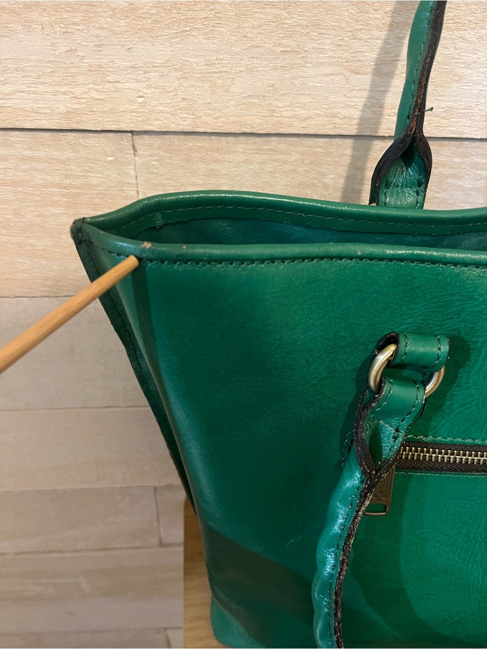 Patricia Nash Adeline leather cutout tooled tote crossbody with wallet - Picture 14 of 16